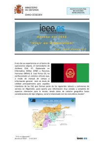 "Vivir en Afganistán". Reseña del IEEE. 22.03.2013