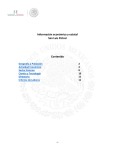 Información económica y estatal San Luis Potosí Contenido