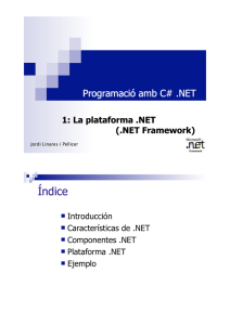 Tema 1 - La plataforma .NET