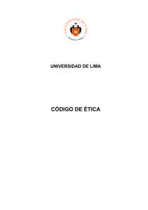 Código de Ética - Universidad de Lima