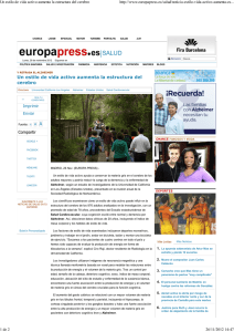 Un estilo de vida activo aumenta la estructura del cerebro