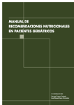 7. Recomendaciones dietéticas para el paciente geriátrico con