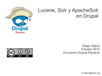 Lucene, Solr y ApacheSolr en Drupal