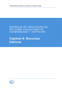 Cap&iacute;tulo 6: Recursos h&iacute;dricos