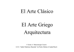 El Arte Clásico El Arte Griego Arquitectura