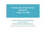 Expresión diferencial mediante chips de ADN