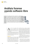 Análisis forense usando software libre