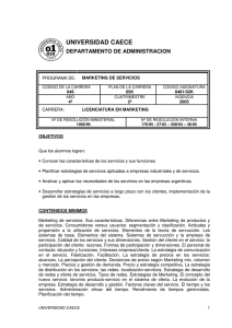 Marketing de Servicios