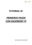 tutorial iii: primeros pasos con raspberry pi