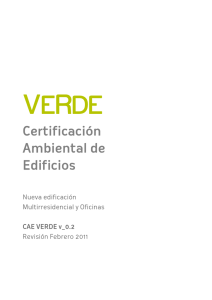 Certificación Ambiental de Edificios