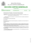 BOCG. Cortes Generales - Congreso de los Diputados