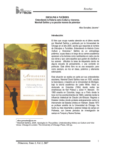 DISCULPAS A TUCÍDIDES. Entendiendo la Historia como Cultura y