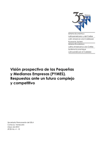 Visión prospectiva de las Pequeñas y Medianas Empresas