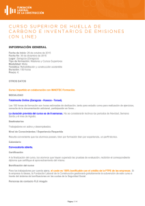 curso superior de huella de carbono e inventarios de emisiones