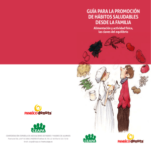 guía para la promoción de hábitos saludables desde la