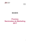 BASES Premios Nacionales de Marketing 2017