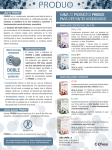 gama de productos produo para diferentes