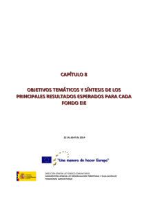 cap&iacute;tulo 8 objetivos tem&aacute;ticos y s&iacute;ntesis de los principales