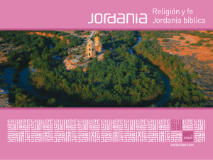 Religión y fe Jordania bíblica