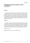 Marketing de la Experiencia: principales conceptos y características