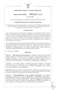 Resolución 1841 de 2013 - Ministerio de Salud y Protección Social