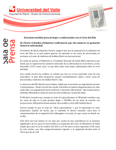 Extreman medidas para proteger a embarazadas con el virus del