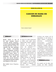 CANCER DE MAMA EN EMbARAZO