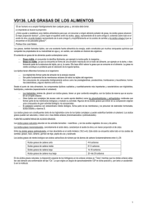 v0136. las grasas de los alimentos