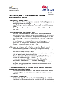 Infección por el virus Barmah Forest