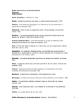 FOSS Alimentos y Nutrición Module Glossary, 2005