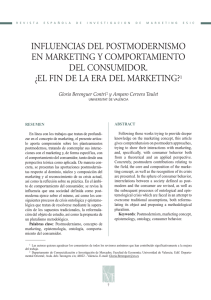 influencias del postmodernismo en marketing y