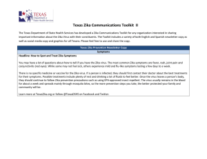 Texas Zika Communications Toolkit II