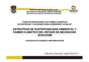 Estrategia de Sustentabilidad Ambiental y Cambio Clim&aacute;tico del