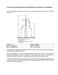 configuración típica de una estructura de 230 kv de un circuito