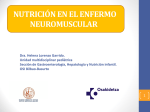Presentación sobre la nutrición en el enfermo neuromuscular