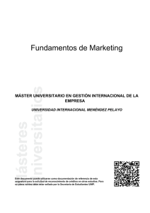 Fundamentos de Marketing