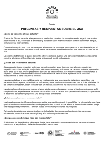 preguntas y respuestas sobre el zika