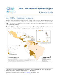 Zika - Actualización Epidemiológica