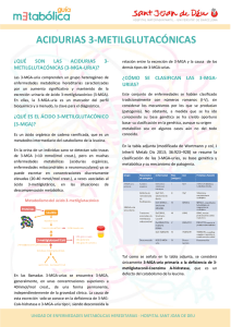 Acidurias 3-metilglutac&oacute;nicas (castellano)
