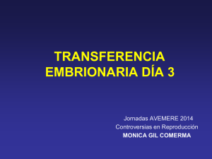 transferencia embrionaria día 3