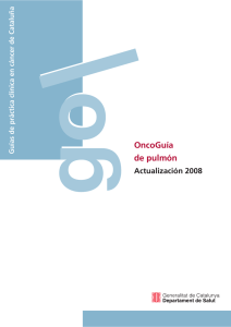 OncoGuía de pulmón: actualización de 2008