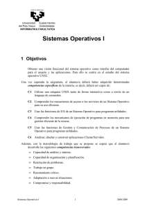 Sistemas Operativos I