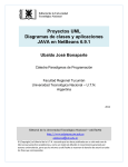 Proyectos UML Diagramas de clases y aplicaciones JAVA en