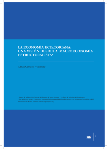 la economía ecuatoriana: una visión desde la macroeconomía
