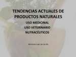 TENDENCIAS ACTUALES DE PRODUCTOS NATURALES
