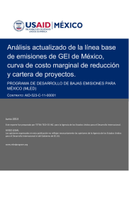 An&aacute;lisis actualizado de la base de emisiones de GEI de M&eacute;xico