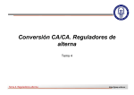 Tema 4. Conversión CA/CA. Reguladores de corriente alterna