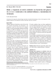 Daño y respuesta al estrés oxidativo en bacterias del género