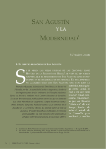 Francisco Leocata, San Agustín y la Modernidad