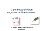 ITU por bacterias Gram negativas multiresistentes